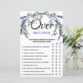 ラベンダーユーカリブライダルシャワーゲーム (スタンド正面)