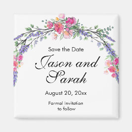 ラベンダーユーカリプトゥスピンクのバラ磁石 マグネット