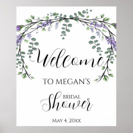 ラベンダーユーカリプトゥスボホ緑のポスター ポスター