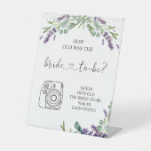 ラベンダーユーカリプトゥス新婦は何歳だった 台座サイン (正面)