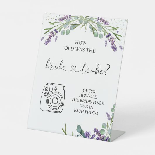 ラベンダーユーカリプトゥス新婦は何歳だった 台座サイン (正面)