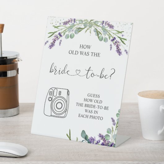 ラベンダーユーカリプトゥス新婦は何歳だった 台座サイン (インサイチュ)