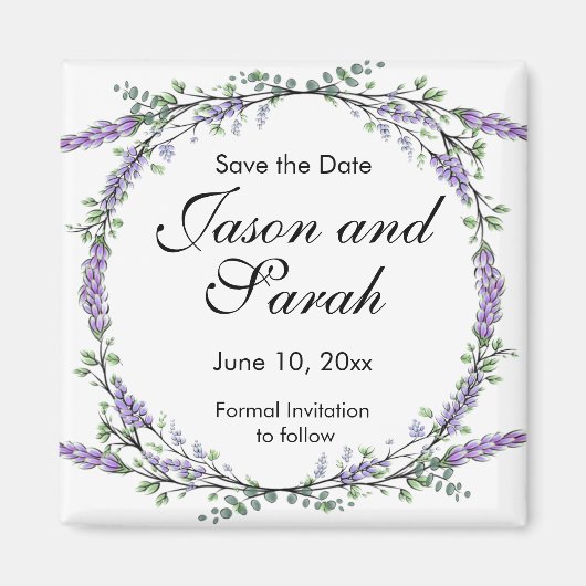 ラベンダーユーカリ水色集色磁石 マグネット (正面)