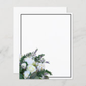 ラベンダーユーカリ白いバラの緑 (正面/裏面)