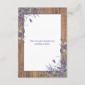 ラベンダーユーカリ素朴プタスボタニカルウッド詳細 エンクロージャーカード (裏面)