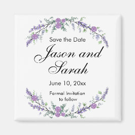 ラベンダーユーカリ紫バラ磁石 マグネット