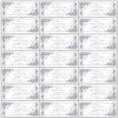 ラベンダーユ素朴ーカリプトゥスグリーンリーゲストアドレス シール (正面)