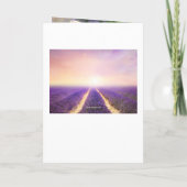 ラベンダーヨーロッパフォールド結婚式招待状 招待状 (裏面)