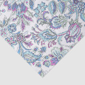 ラベンダーライトブルーペイズリープリント 薄葉紙 (詳細)