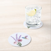 ラベンダーラウンドコースターセット ラウンドペーパーコースター (インサイチュ)