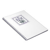 ラベンダーラバンドゥラフローラフラワーハーブジャーナル ノートブック (右側)