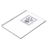 ラベンダーラバンドゥラフローラフラワーハーブジャーナル ノートブック (左側)