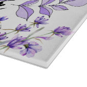 ラベンダーラブガラス切断板 カッティングボード (角)