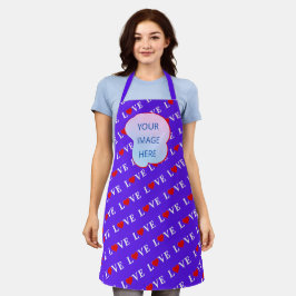 ラベンダーラブシモダンック エプロン