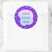 ラベンダーラブシモダンック ラウンドシール (バッグ)