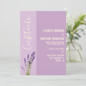 ラベンダーラブプリーズ結婚カクテルパーティー 招待状 (スタンド正面)