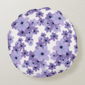 ラベンダーラブラウンドピロー ラウンドクッション (裏面)