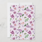 ラベンダーラブ ブライダルシャワー 招待状 (裏面)