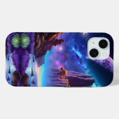 ラベンダーランドスケープファンタジー Case-Mate iPhoneケース (裏面 (横))