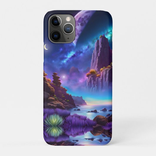 ラベンダーランドスケープファンタジー Case-Mate iPhoneケース (裏)
