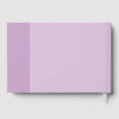 ラベンダーラヴ結婚ィーズ ゲストブック (裏面)