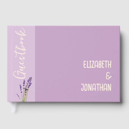 ラベンダーラヴ結婚ィーズ ゲストブック (正面)