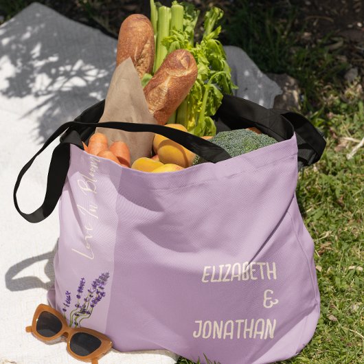 ラベンダーラヴ結婚ィーズ トートバッグ