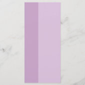 ラベンダーラヴ結婚ィーズ メニュー (裏面)