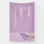 ラベンダーラヴ結婚ィーズ 横断幕 (縦)