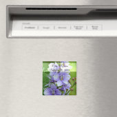 ラベンダーラークスパー結婚ス マグネット (インサイチュ (食洗機))