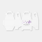 ラベンダーリリー ブライダルシャワーフェイバーボックス エレガント フェイバーボックス (折り畳みなし)