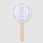 ラベンダーリース結婚フローラ式プログラム ハンドファン (裏面)