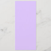 ラベンダーリーフとフローラモノグラム結婚ズ プログラム (裏面)