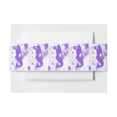 ラベンダールックアウトマーメイド 招待状ベリーバンド (正面例)