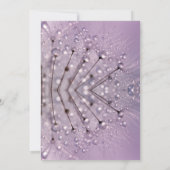 ラベンダーレインドロップ結婚式招待状 招待状 (裏面)