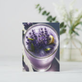 ラベンダーレモネードポストカードで見下ろす ポストカード (スタンド正面)