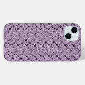 ラベンダーレースフローラiPhoneケース Case-Mate iPhoneケース (裏面 (横))