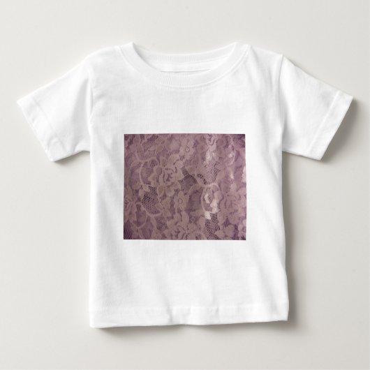 ラベンダーレース ベビーTシャツ (正面)
