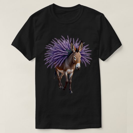 ラベンダーロバ Tシャツ (デザイン正面)