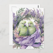 ラベンダーロベバード ポストカード (正面/裏面)