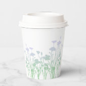 ラベンダーワイルドフラワー 紙コップ (裏面)