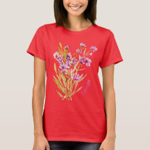 ラベンダーワイルドフラワーTシャツ
