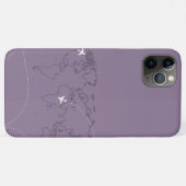 ラベンダーワールドマップ iPhone 11 Pro ケース Case-Mate iPhoneケース (裏面(横))
