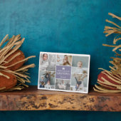 ラベンダーワールド最大のおばあちゃん写真コラージュ フォトプラーク (側面)