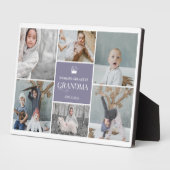 ラベンダーワールド最大のおばあちゃん写真コラージュ フォトプラーク (側面)