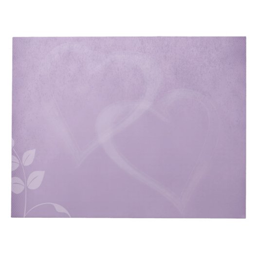 ラベンダーヴィンテージ ノートパッド (正面)