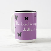 ラベンダー信仰マグ ツートーンマグカップ (正面左)