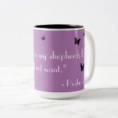 ラベンダー信仰マグ ツートーンマグカップ (正面右)