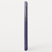 ラベンダー刷毛金属のカスタムスクリプト Case-Mate iPhoneケース (裏面/左)