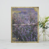 ラベンダー動揺してスクラップブック紙 (スタンド正面)